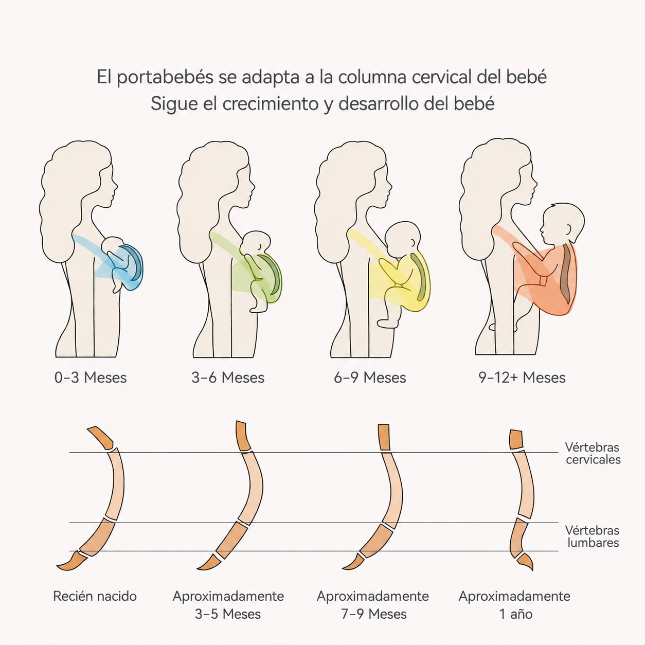 Portabebés Ergonómico Manos Libres | 100 Unidades