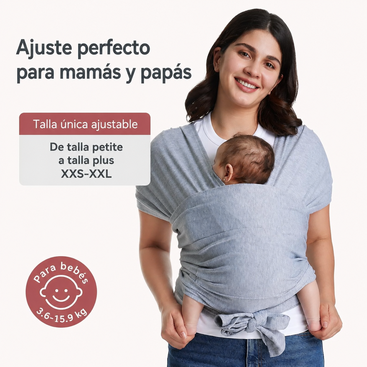Portabebés Ergonómico Manos Libres | 100 Unidades